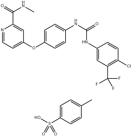 Sorafenib Hemi-Tosylate Struktur