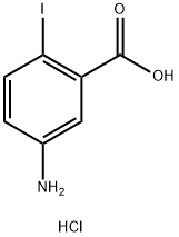 Benzoic acid, 5-amino-2-iodo-, hydrochloride (1:1) Struktur