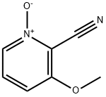 3-Methoxy-1-oxy-pyridine-2-carbonitrile Struktur