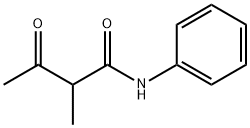 Butanamide, 2-methyl-3-oxo-N-phenyl- Struktur