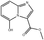 Imidazo[1,2-a]pyridine-3-carboxylic acid, 5-hydroxy-, methyl ester Struktur