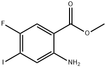 2-Amino-5-fluoro-4-iodo-benzoic acid methyl ester Struktur