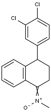 4-(3,4-dichlorophenyl)-N-methyl-3,4-dihydro-2H-naphthalen-1-imine oxide