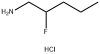 1-Pentanamine, 2-fluoro-, hydrochloride (1:1) Struktur