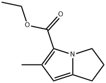 ethyl 2-methyl-6,7-dihydro-5H-pyrrolizine-3-carboxylate Struktur