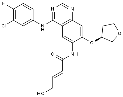 4-Hydroxy 4-Dedimethylamino Afatinib Struktur