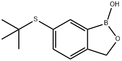 6-(tert-Butylthio)benzo[c][1,2]oxaborol-1(3H)-ol Struktur