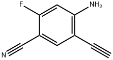 4-Amino-5-ethynyl-2-fluorobenzonitrile Struktur