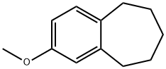 5H-Benzocycloheptene, 6,7,8,9-tetrahydro-2-methoxy- Struktur