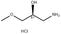 (S)-1-amino-3-methoxypropan-2-ol hcl Struktur