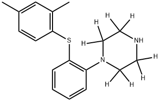 Vortioxetine D8 Struktur