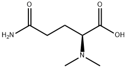 (2S)-2-amino-5-(dimethylamino)-5-oxopentanoic acid Struktur