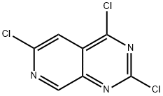 Pyrido[3,4-d]pyrimidine, 2,4,6-trichloro- Struktur