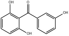 (2,6-Dihydroxyphenyl)(3-hydroxyphenyl)methanone Struktur