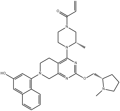 KRas G12C inhibitor 1 Struktur