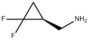 Cyclopropanemethanamine, 2,2-difluoro-, (1S)- Struktur