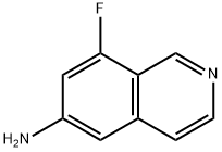 6-Isoquinolinamine, 8-fluoro- Struktur