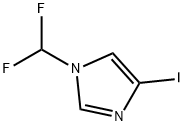 1H-Imidazole, 1-(difluoromethyl)-4-iodo- Struktur