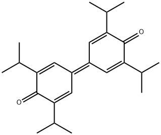 3,3',5,5'-Tetraisopropyldiphenoquinone Struktur