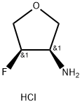 3-Furanamine, 4-fluorotetrahydro-, hydrochloride (1:1), (3R,4R)-|