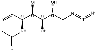 2-acetamido-6-azido-2,6-dideoxy-D-Glucopyranose Struktur