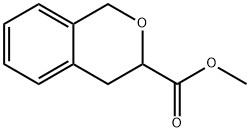 methyl 3,4-dihydro-1H-2-benzopyran-3-carboxylate Struktur