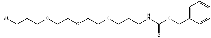 N-Cbz-4,7,10-trioxa-1,13-tridecanediamine Struktur