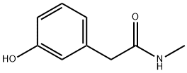 2-(3-hydroxyphenyl)-N-methylacetamide Struktur