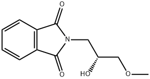 1H-Isoindole-1,3(2H)-dione, 2-[(2R)-2-hydroxy-3-methoxypropyl]- Struktur