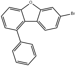 Dibenzofuran, 7-bromo-1-phenyl- Struktur