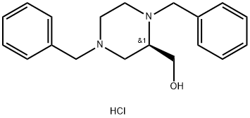 (R)-(1,4-Dibenzylpiperazin-2-yl)methanol dihydrochloride Struktur