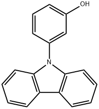 3-(9H-carbazol-9-yl)phenol Struktur