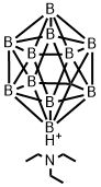 1-Carbadodecaborate(1-), dodecahydro-, hydrogen, compd. with N,N-diethylethanamine (1:1) (9CI) Struktur