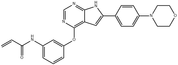 BTK inhibitor 10 Struktur