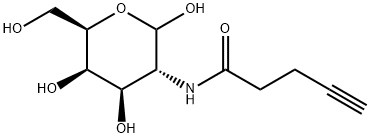 N-(4'-戊炔酰基)-D-半乳糖胺 結構式