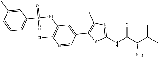 CHMFL-PI3KD-317 Struktur