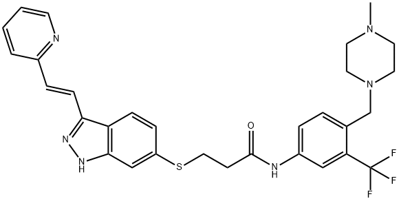 CHMFL-ABL-121 Struktur