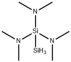 1,1,1-Disilanetriamine, N,N,N',N',N'',N''-hexamethyl- Struktur