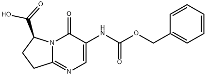 Pyrrolo[1,2-a]pyrimidine-6-carboxylic acid, 4,6,7,8-tetrahydro-4-oxo-3-[[(phenylmethoxy)carbonyl]amino]-, (6S)-