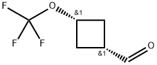 3-(Trifluoromethoxy)cyclobutanecarbaldehyde Struktur