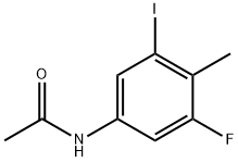 Acetamide, N-(3-fluoro-5-iodo-4-methylphenyl)- Struktur