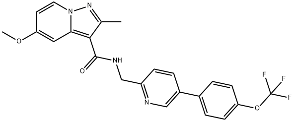 anti-TB agent 1 Struktur