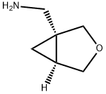 3-Oxabicyclo[3.1.0]hexane-1-methanamine, (1R,5S)- Struktur