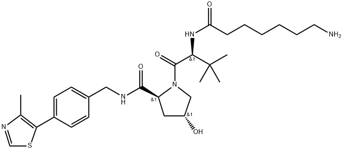 (S,R,S)-AHPC-C6-NH2 Struktur