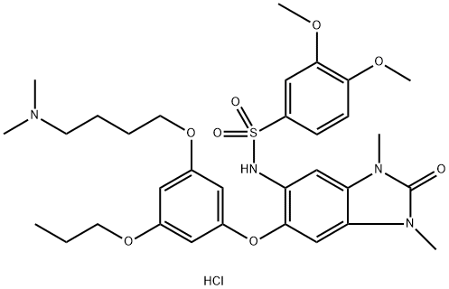 IACS-9571 hydrochloride Struktur