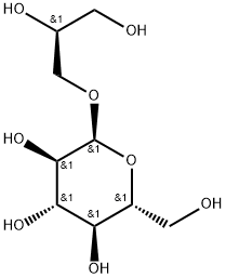 α-D-Glucopyranoside, (2S)-2,3-dihydroxypropyl Struktur