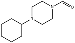 1-Piperazinecarboxaldehyde, 4-cyclohexyl- Struktur