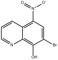 8-Quinolinol, 7-bromo-5-nitro- Struktur