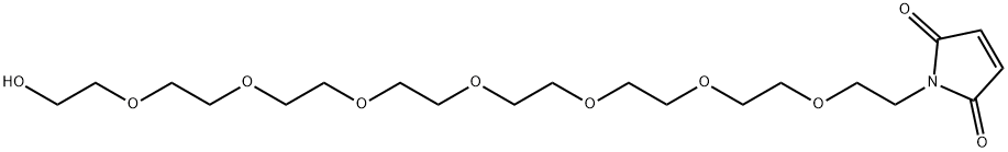 Mal-PEG8-alcohol Struktur