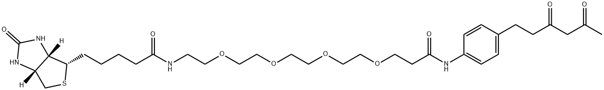 Diketone-PEG4-Biotin Struktur